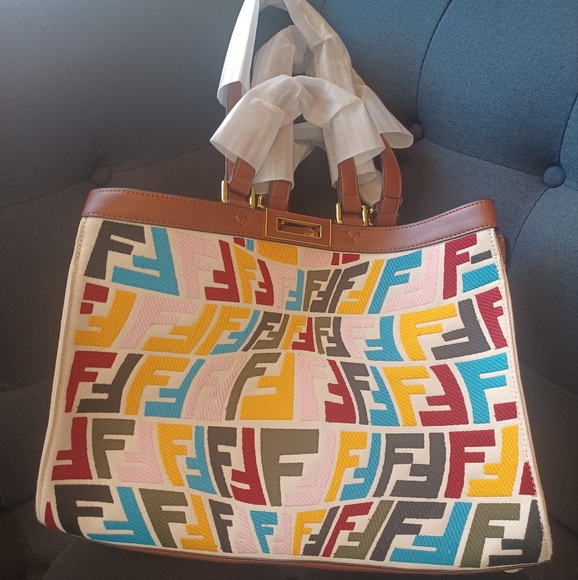Fendi Handbags - Fendi X-Tote - Fisheye Multicolor FF Bag